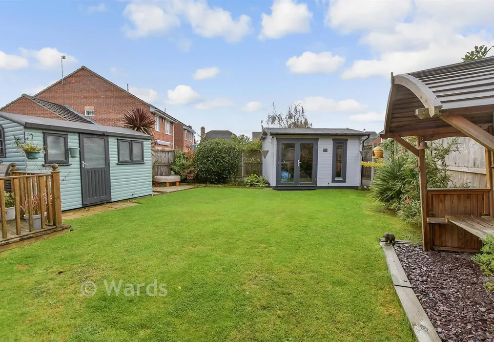 Rear Garden - Merrywood Grove, Herne Bay, Kent - Wards of Kent
