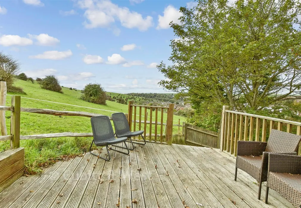 Patio / Decking - Stanstead Crescent, Woodingdean, Brighton, East Sussex - Wards of Kent