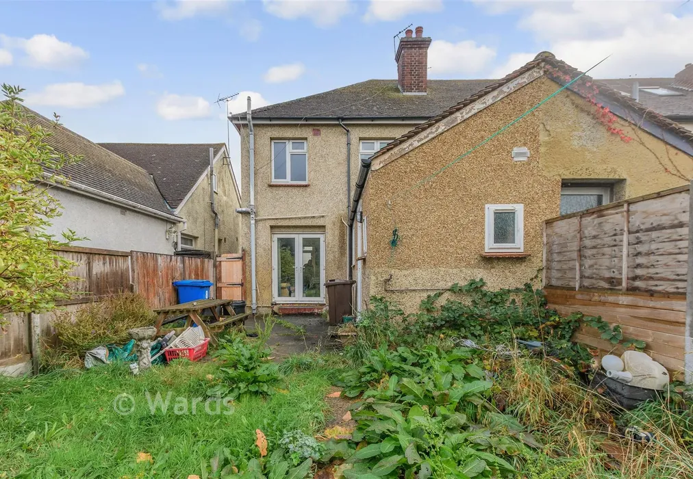Rear Elevation - Cecil Avenue, Sheerness, Kent - Wards of Kent