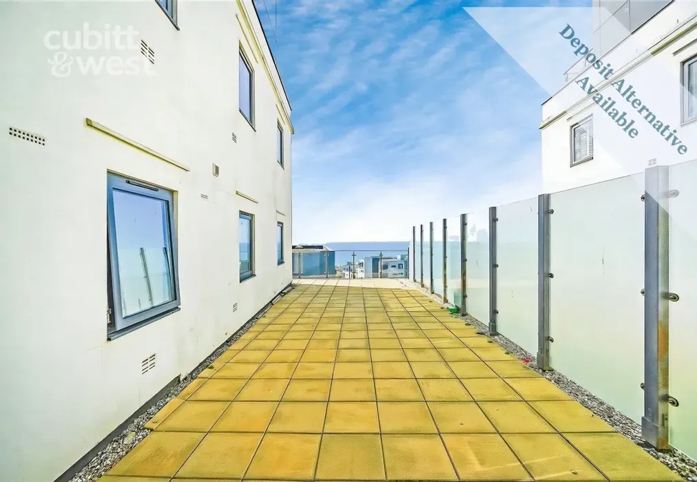 Roof Terrace - Grand Ocean, Longridge Avenue, BN2 - Wards of Kent