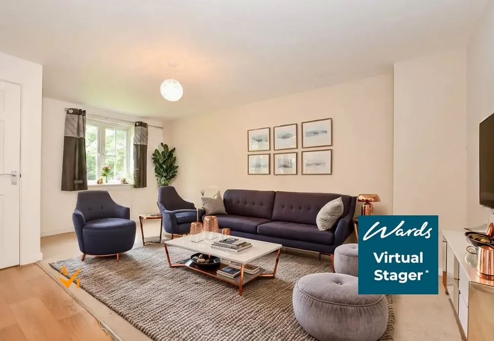 Lounge - to use AI (Modern style) - Cantium Place, Snodland, Kent - Wards of Kent