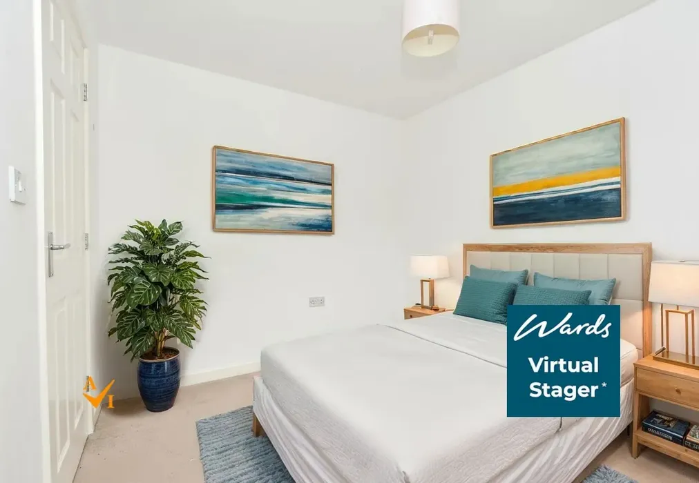 Bedroom 2 - to use AI (Contemporary style) - Cantium Place, Snodland, Kent - Wards of Kent