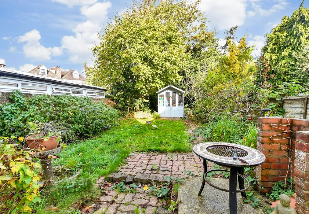 Rear Garden - Broadmead Road, Folkestone, Kent - Wards of Kent