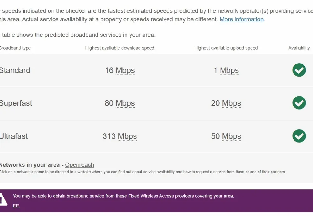 Broadband - Tonbridge Road Maidstone ME16 - Wards of Kent
