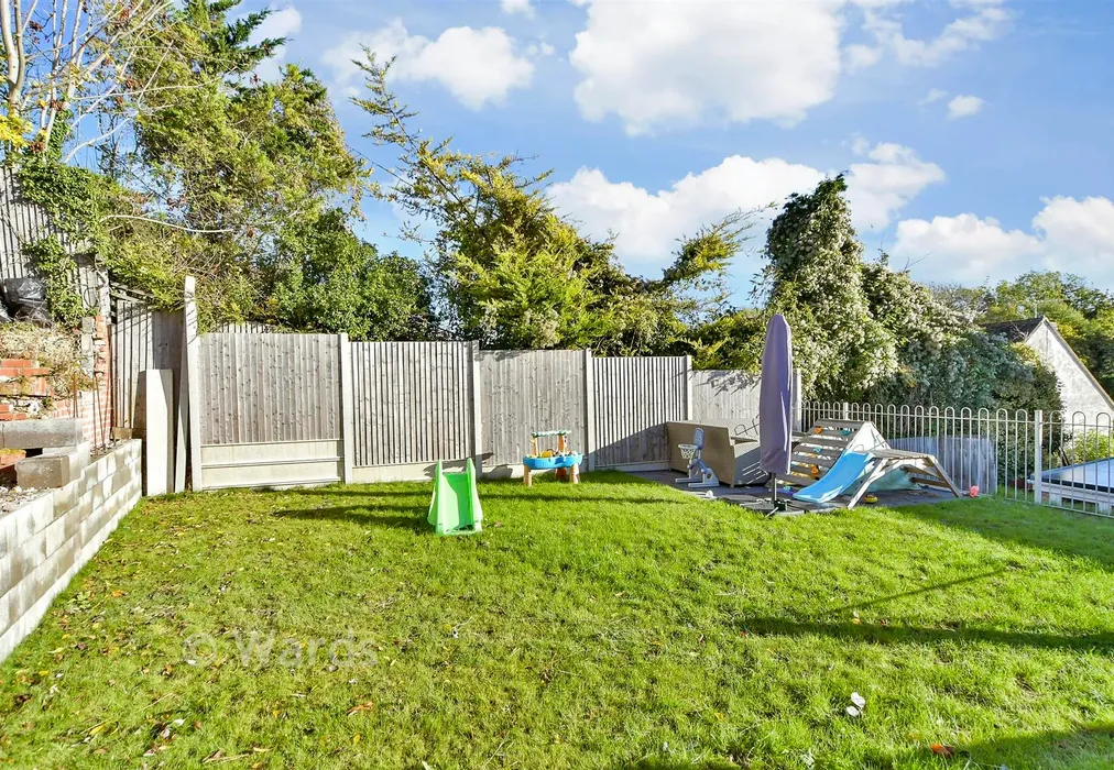 Rear Garden - Concord Avenue, Chatham, Kent - Wards of Kent