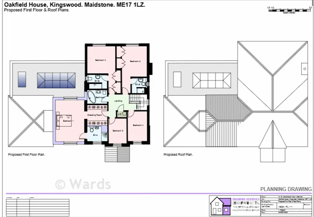 Proposed First Floor - Lenham Road, Kingswood, Maidstone, Kent - Wards of Kent