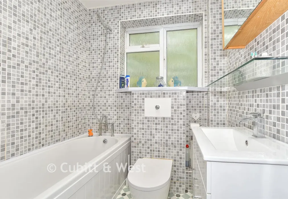 Bathroom - Fulham Close, Crawley, West Sussex - Wards of Kent