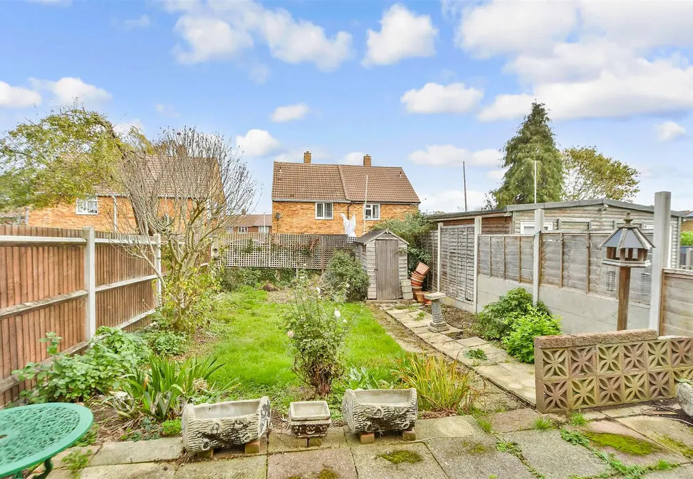 Rear Garden - Goudhurst Road, Twydall, Gillingham, Kent - Wards of Kent