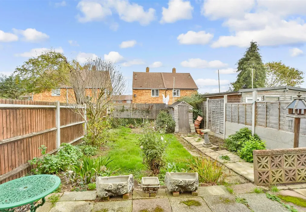 Rear Garden - Goudhurst Road, Twydall, Gillingham, Kent - Wards of Kent