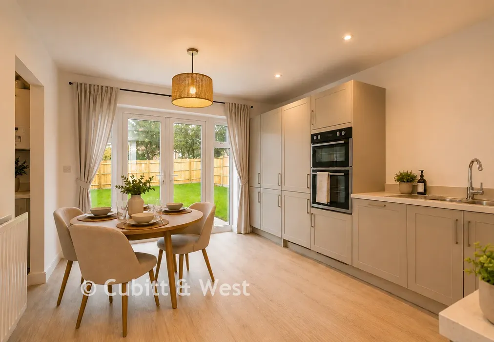 Kitchen Diner - Pearmain Place, Seedlings Drive, Crowborough, East Sussex - Wards of Kent