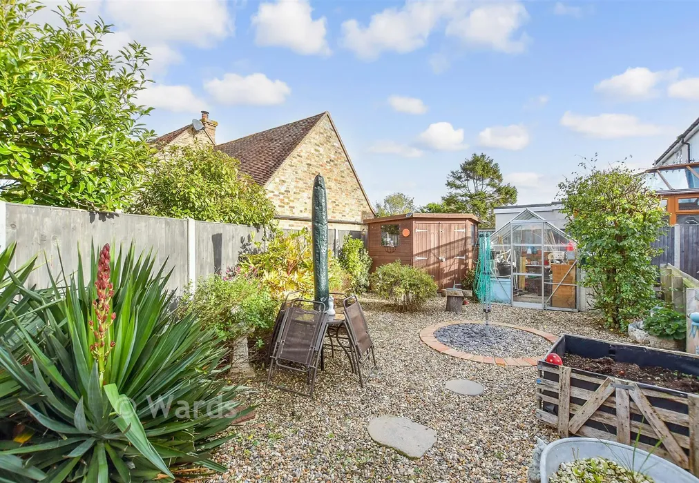 Rear Garden - Margate Road, Broomfield, Herne Bay, Kent - Wards of Kent