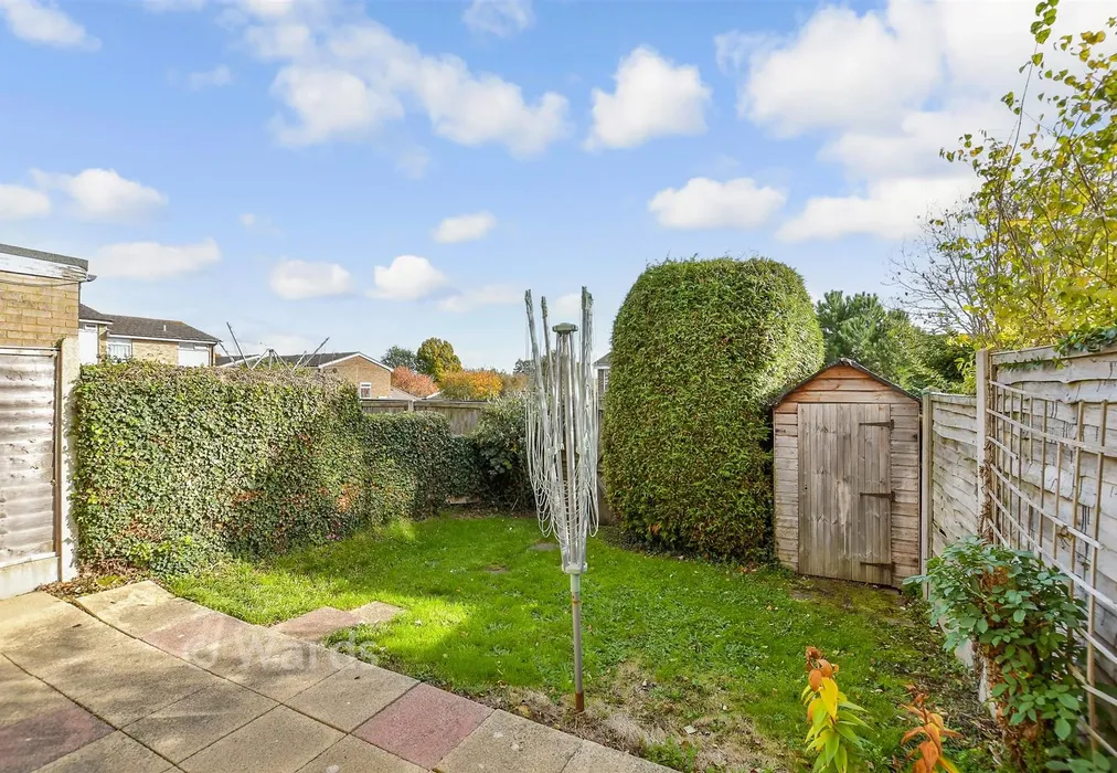 Rear Garden - Otham Close, Canterbury, Kent - Wards of Kent