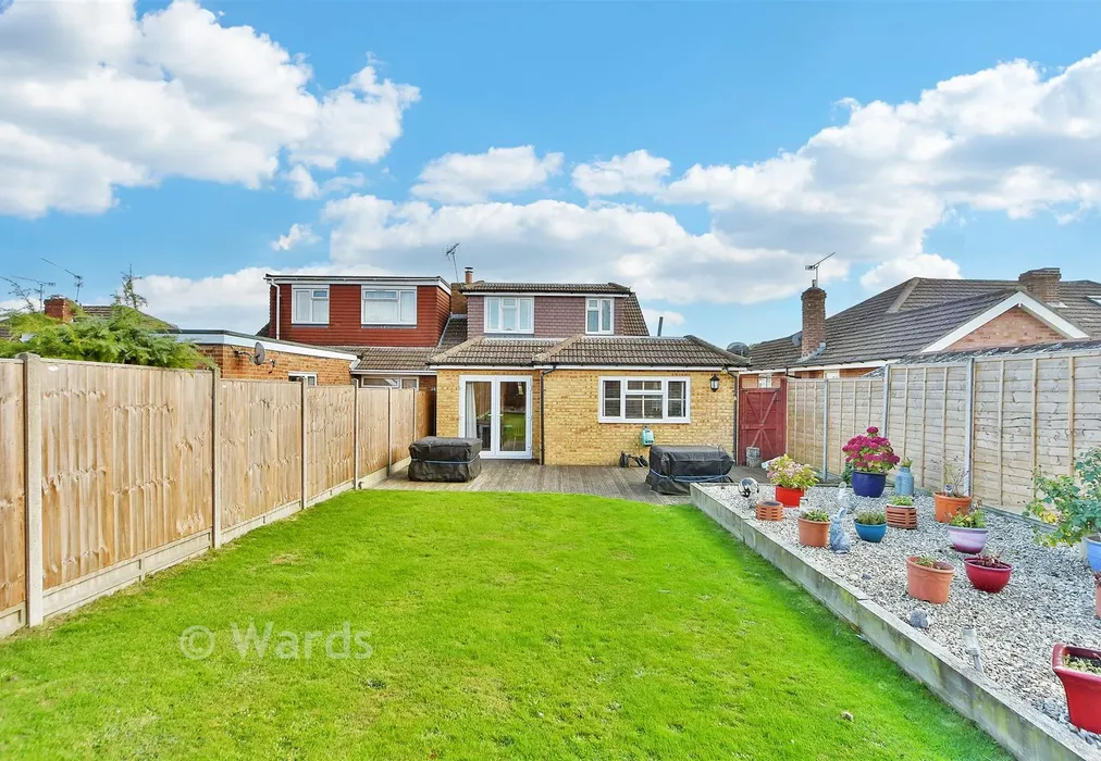 Rear Garden - St. Margaret's Drive, Wigmore, Gillingham, Kent - Wards of Kent