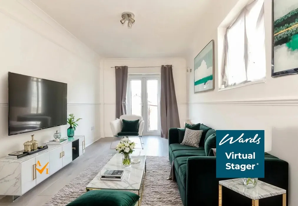 Lounge (Modern style) - Clarence Road, Chatham, Kent - Wards of Kent