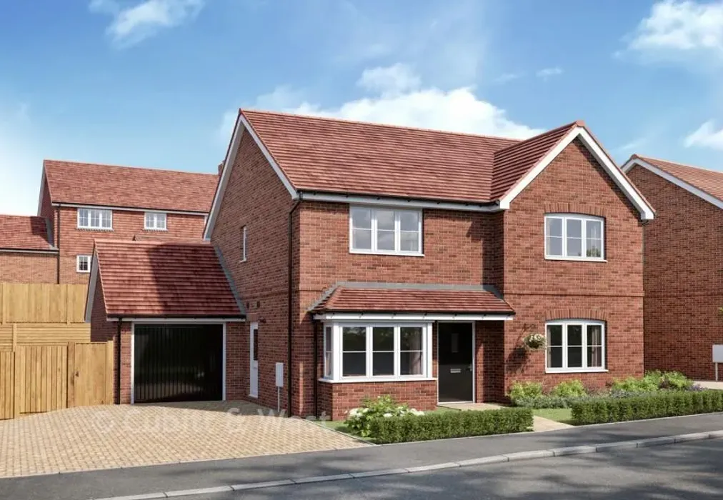 Front CGI - Braeburn Fields, Broadstone Crescent, Crowborough, East Sussex - Wards of Kent