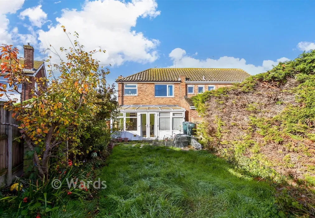 Rear Garden - Shirley Avenue, Ramsgate, Kent - Wards of Kent