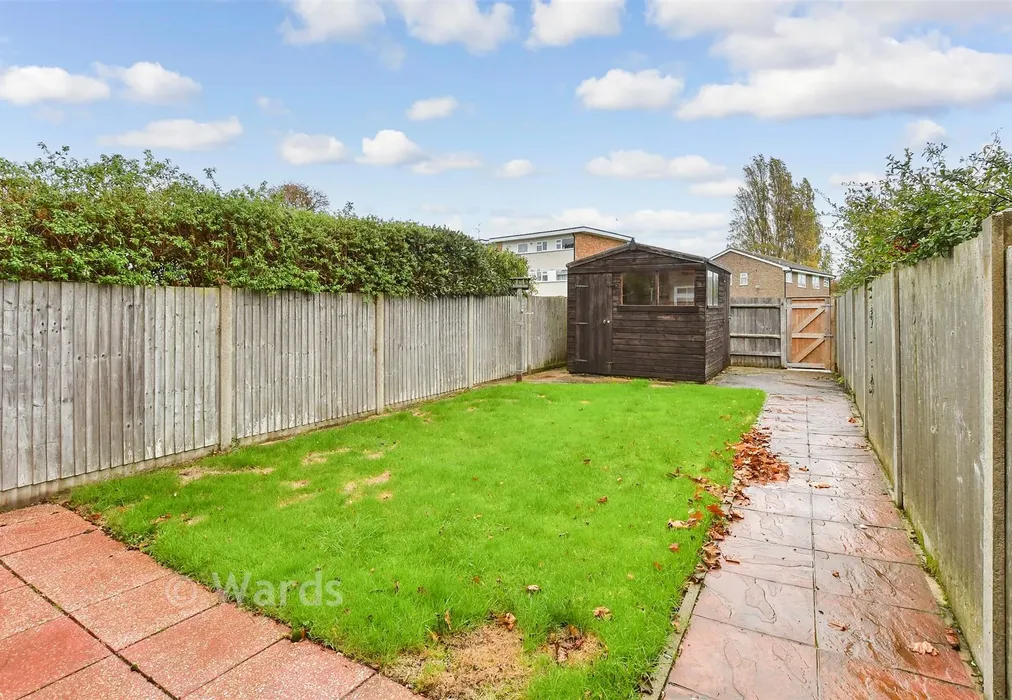 Rear Garden - Liverpool Road, Walmer, Deal, Kent - Wards of Kent
