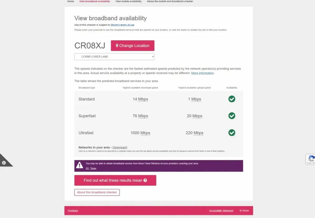 Broadband - Cornflower Lane, Croydon CR0 - Wards of Kent