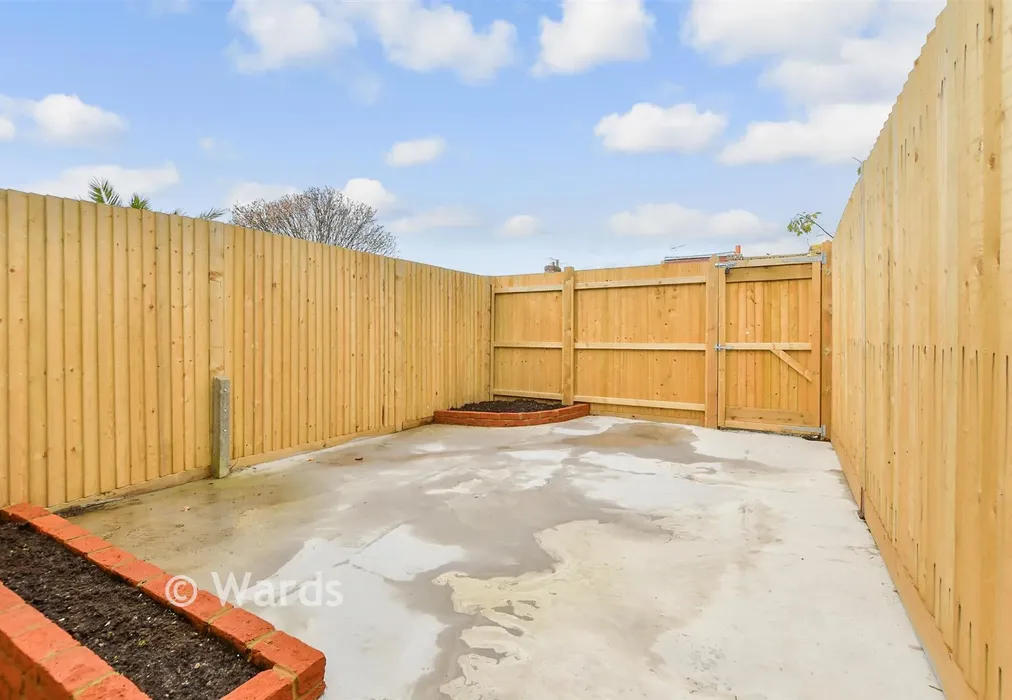 Rear Garden - Sidney Street, Folkestone, Kent - Wards of Kent