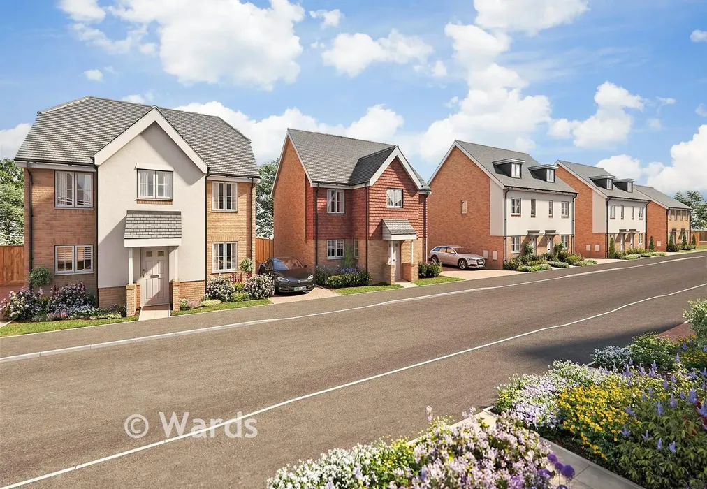 Street Scene - Chestnut Grove, Borden, Sittingbourne, Kent - Wards of Kent