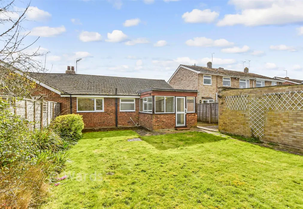 Rear Elevation - Rushford Close, Headcorn, Ashford, Kent - Wards of Kent