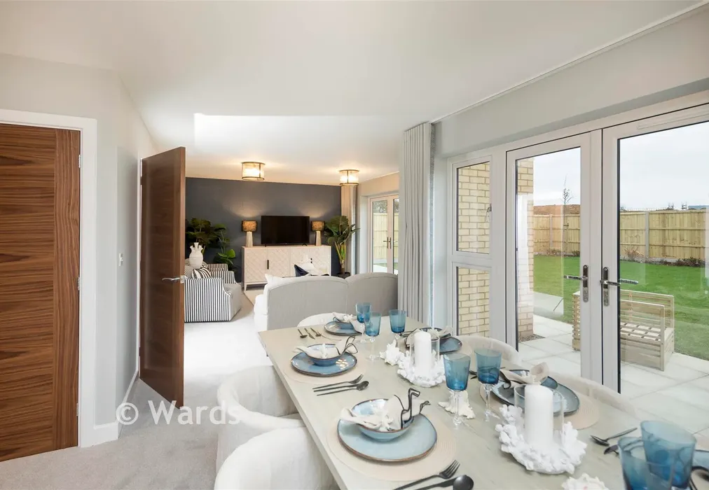 Dining Lounge Area Show Home - Meadowbridge, Herne Bay, Kent - Wards of Kent