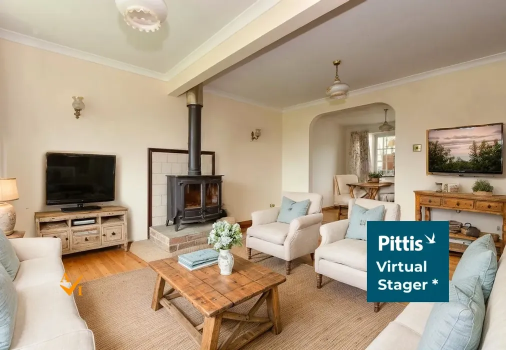 Lounge (Farmhouse style) - Carpenters Lane, Brook, Newport, Isle of Wight - Wards of Kent