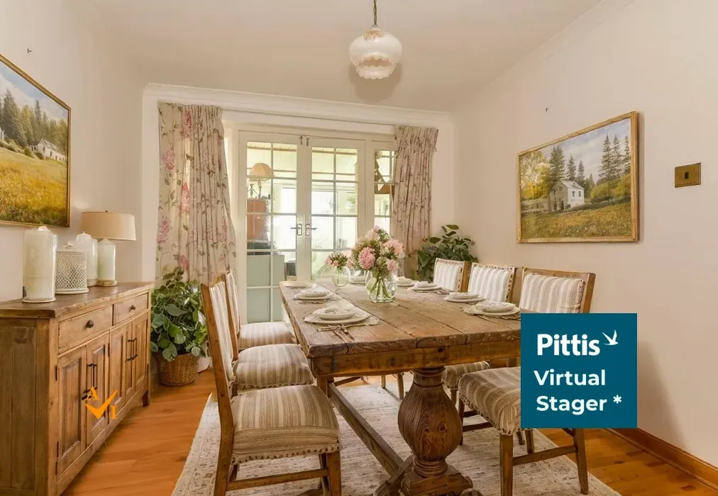 Dining Area (Farmhouse style) - Carpenters Lane, Brook, Newport, Isle of Wight - Wards of Kent