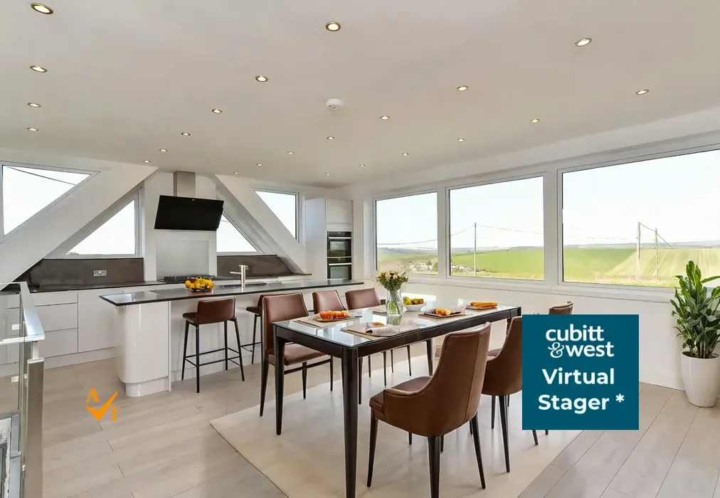 Lounge/Kitchen (Contemporary style) - Downsview Avenue, Woodingdean, Brighton, East Sussex - Wards of Kent