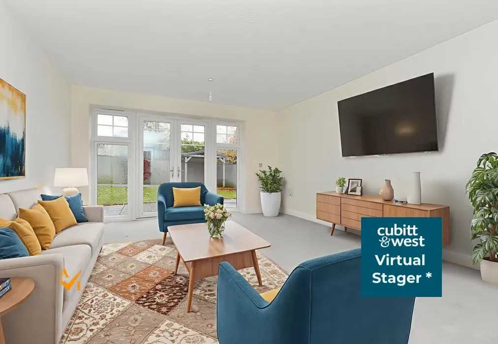Lounge (Contemporary style) - Nower Close, Epsom, Surrey - Wards of Kent
