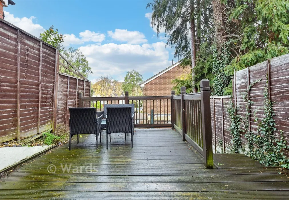 Rear Garden - Chiltern Close, Downswood, Maidstone, Kent - Wards of Kent
