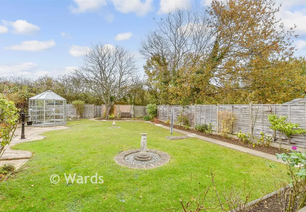 Rear Garden - Maydowns Road, Chestfield, Whitstable, Kent - Wards of Kent