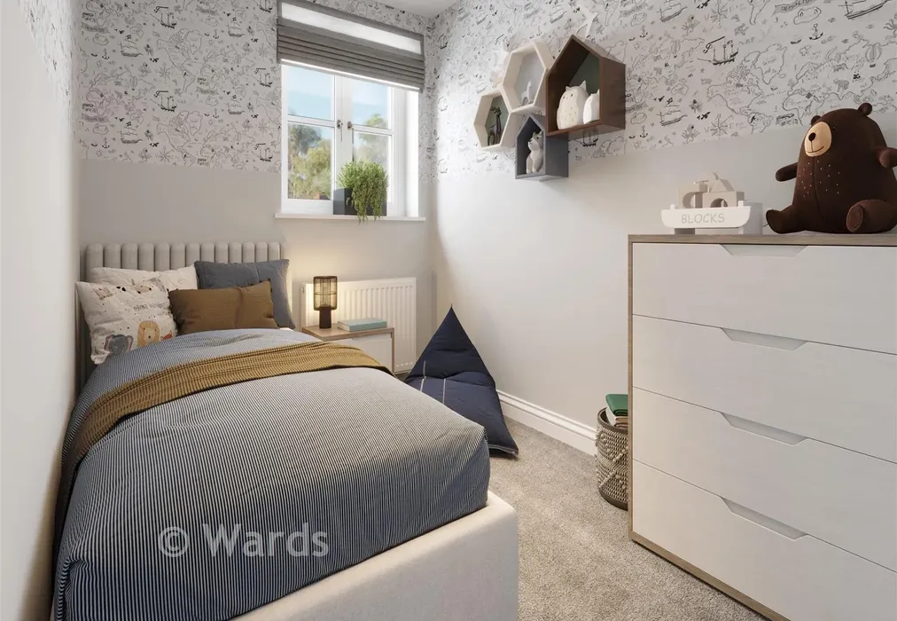 Bedroom 3 - Richmond Park, Whitfield, Dover, Kent - Wards of Kent