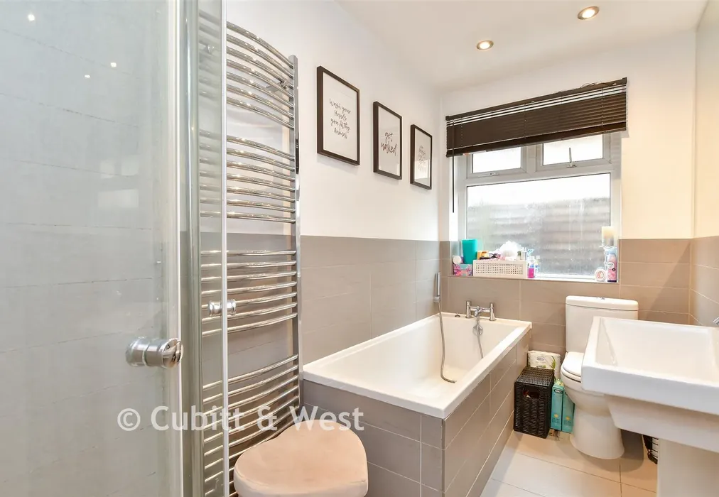 Bathroom - Baywood Gardens, Woodingdean, Brighton, East Sussex - Wards of Kent
