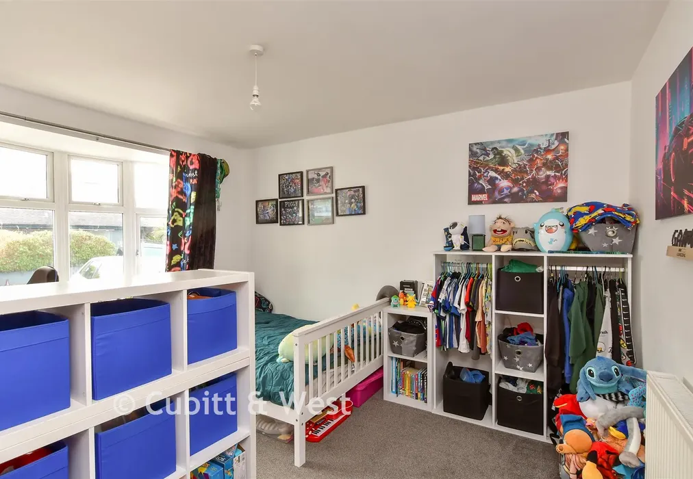 Bedroom 1 - Baywood Gardens, Woodingdean, Brighton, East Sussex - Wards of Kent