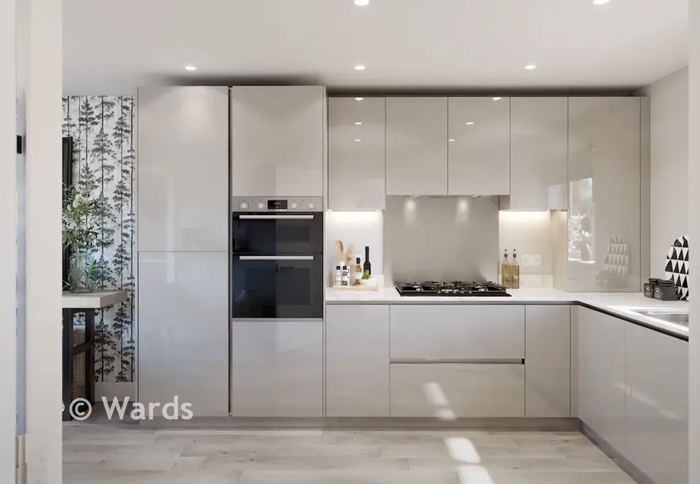 Kitchen - Ham Road, Faversham Lakes, Faversham, Kent - Wards of Kent