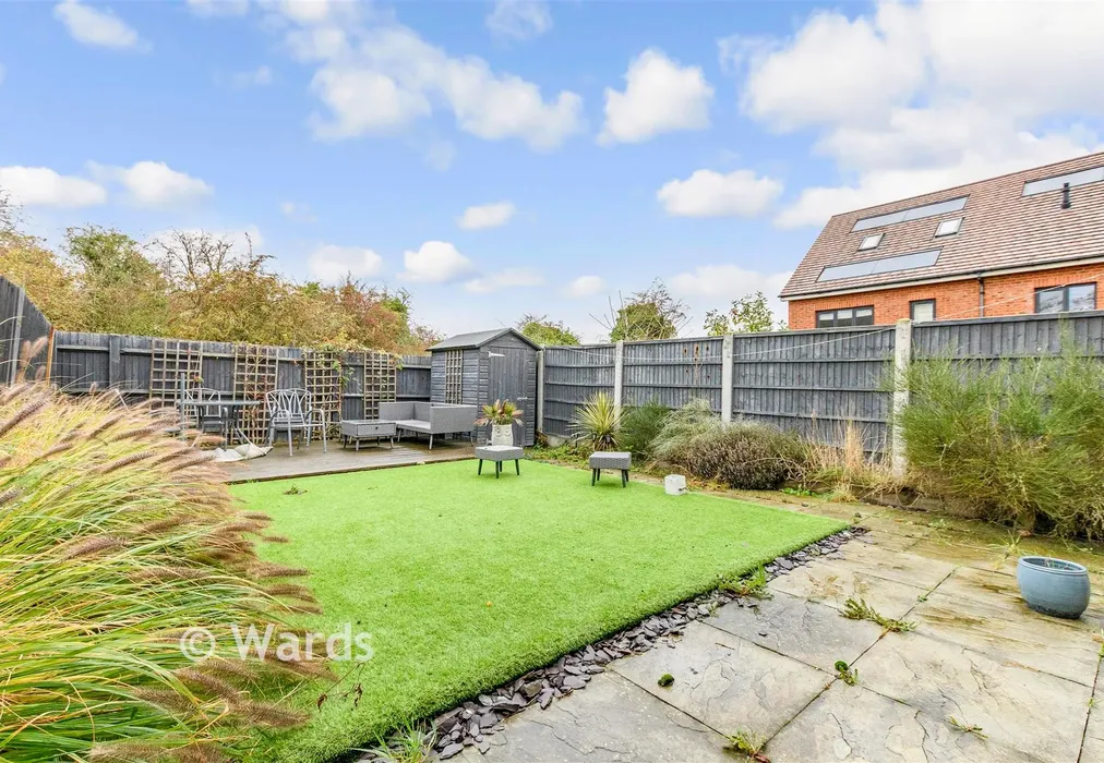 Rear Garden - Candy Dene, Weldon Ebbsfleet Valley, Swanscombe, Kent - Wards of Kent