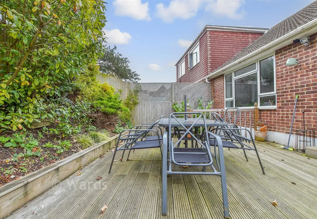 Patio / Decking - Valebrook Close, Folkestone, Kent - Wards of Kent