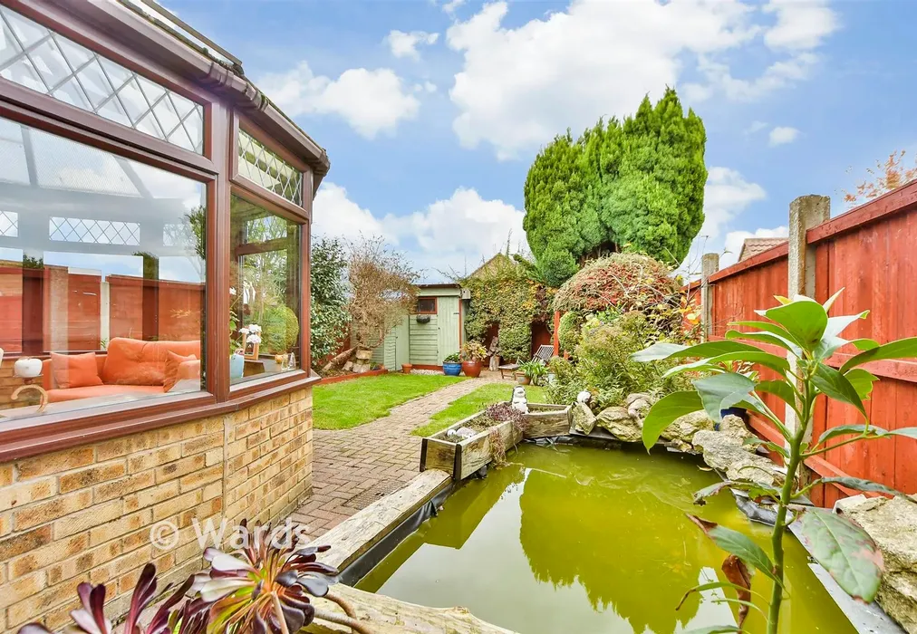 Rear Garden - Windmill Rise, Minster On Sea, Sheerness, Kent - Wards of Kent
