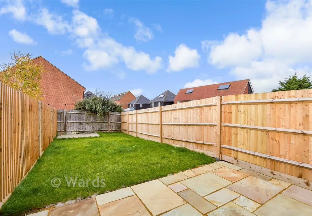 Rear Garden - Scocles Farm, Scocles Road, Minster On Sea, Sheerness, Kent - Wards of Kent