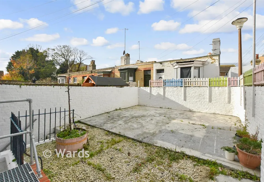 Rear Garden - Godwin Road, Cliftonville, Margate, Kent - Wards of Kent