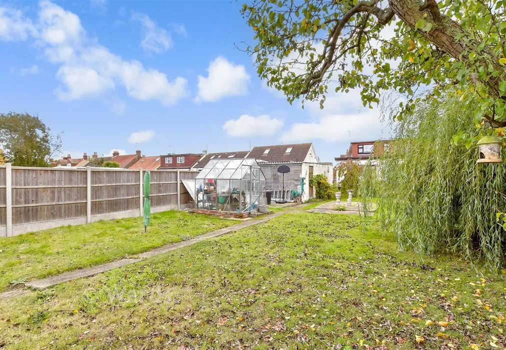 Rear Garden - Queenborough Road, Halfway, Sheerness, Kent - Wards of Kent