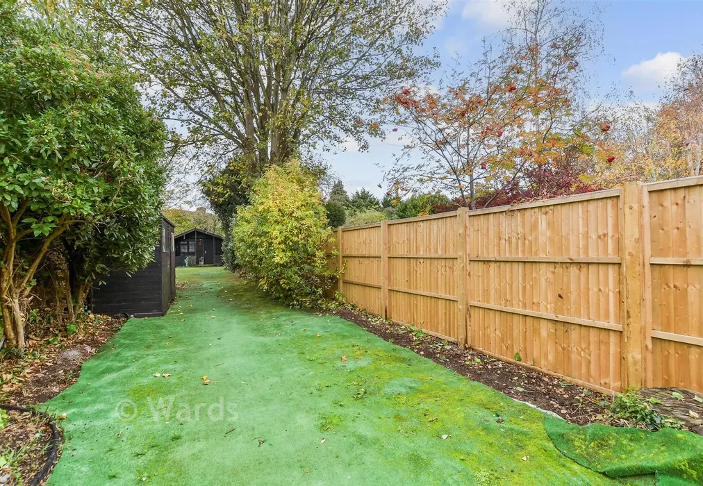 Rear Garden - Hastings Road, Maidstone, Kent - Wards of Kent