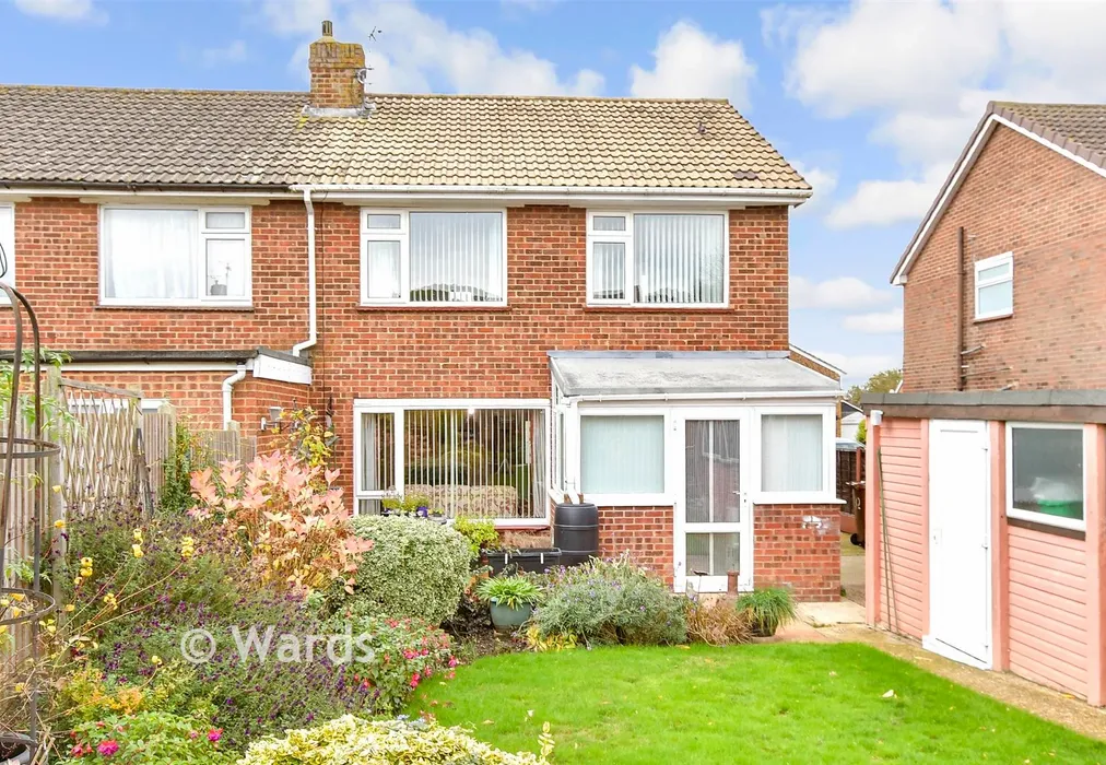 Rear Elevation - Ashmead Close, Lordswood, Chatham, Kent - Wards of Kent