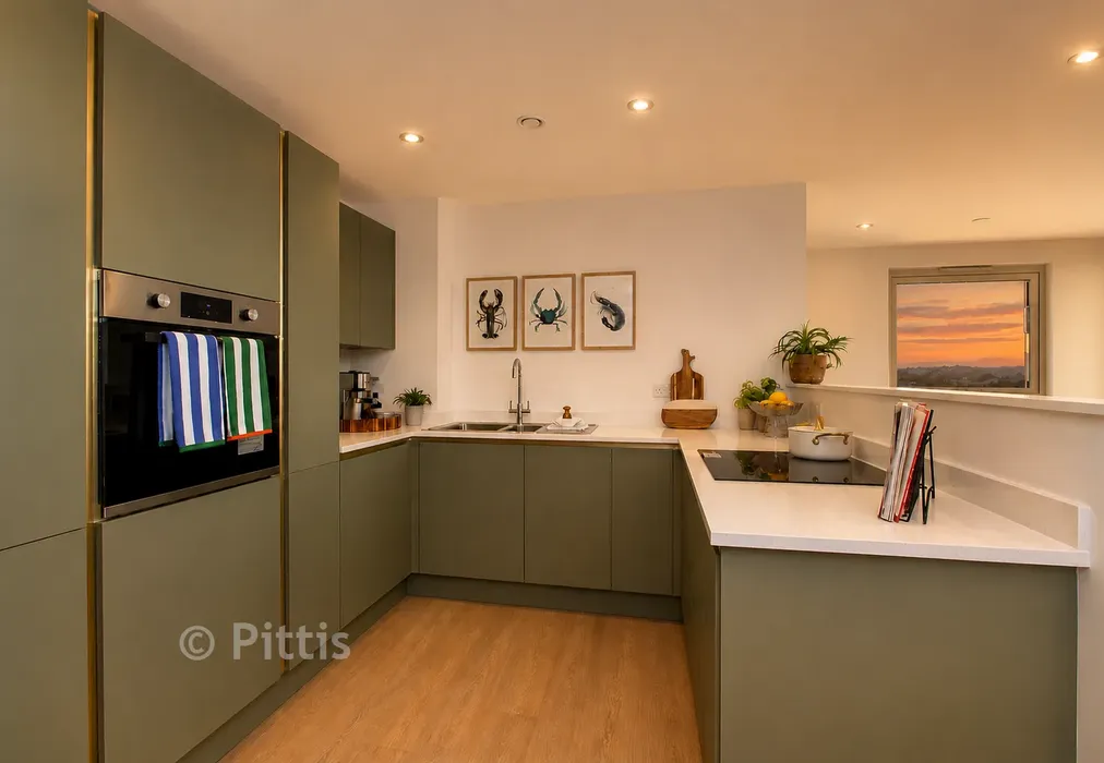 Kitchen - Breakwaters, Breakwater Way, Sandown, Isle of Wight - Wards of Kent