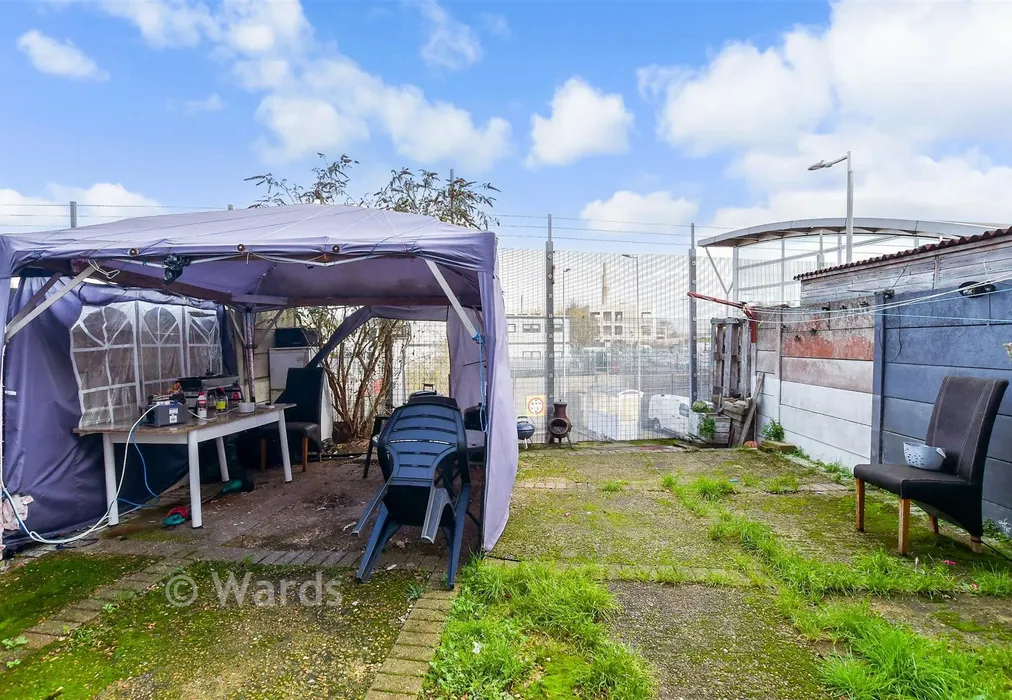 Rear Garden - Windsor Road, Gillingham, Kent - Wards of Kent