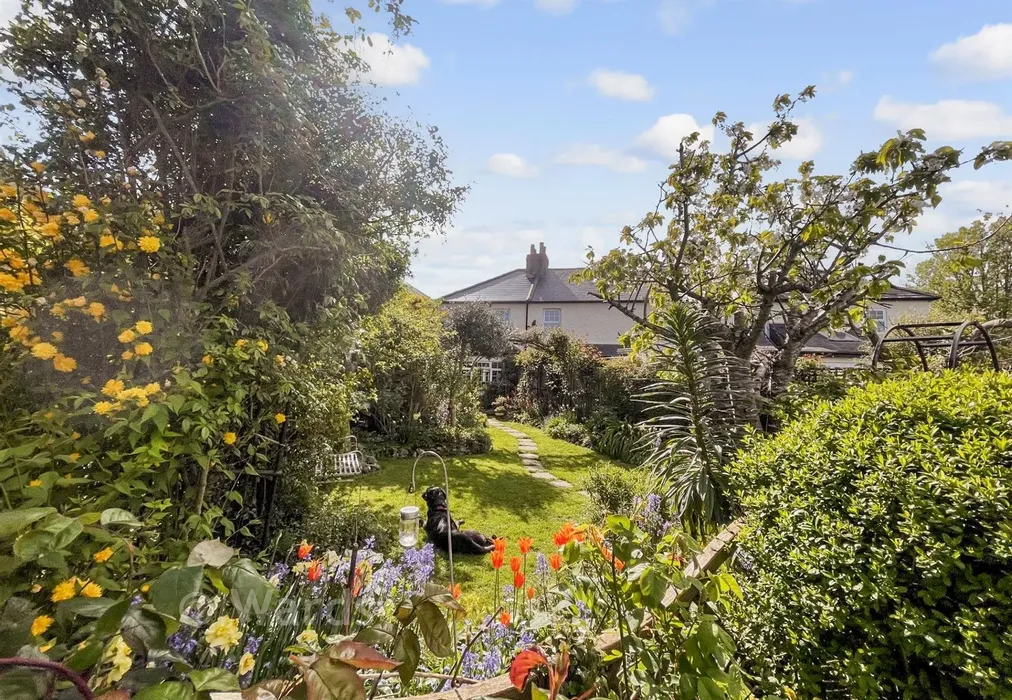 Rear Garden - Ham Farm Cottages, Ham, Deal, Kent - Wards of Kent