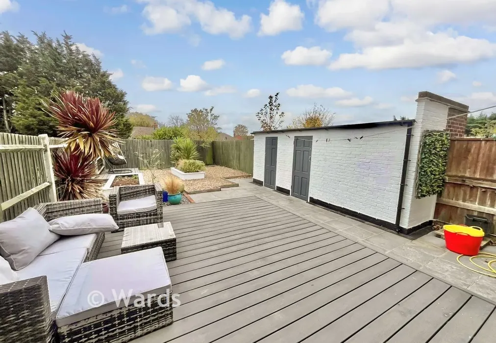 Rear Garden - Queensway, Sheerness, Kent - Wards of Kent