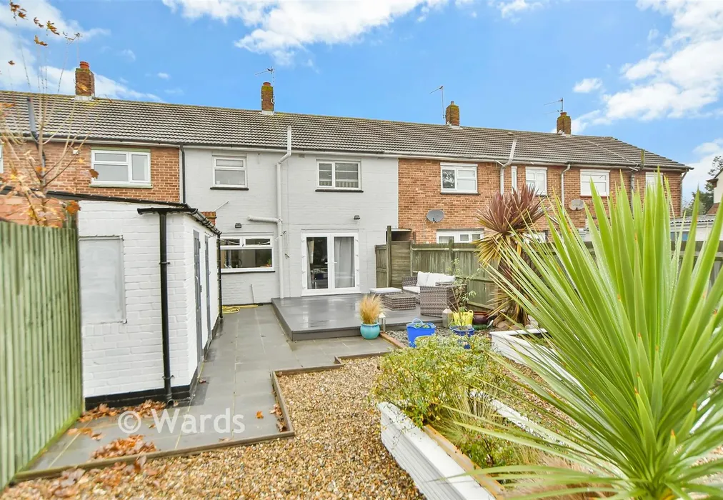 Rear Garden - Queensway, Sheerness, Kent - Wards of Kent