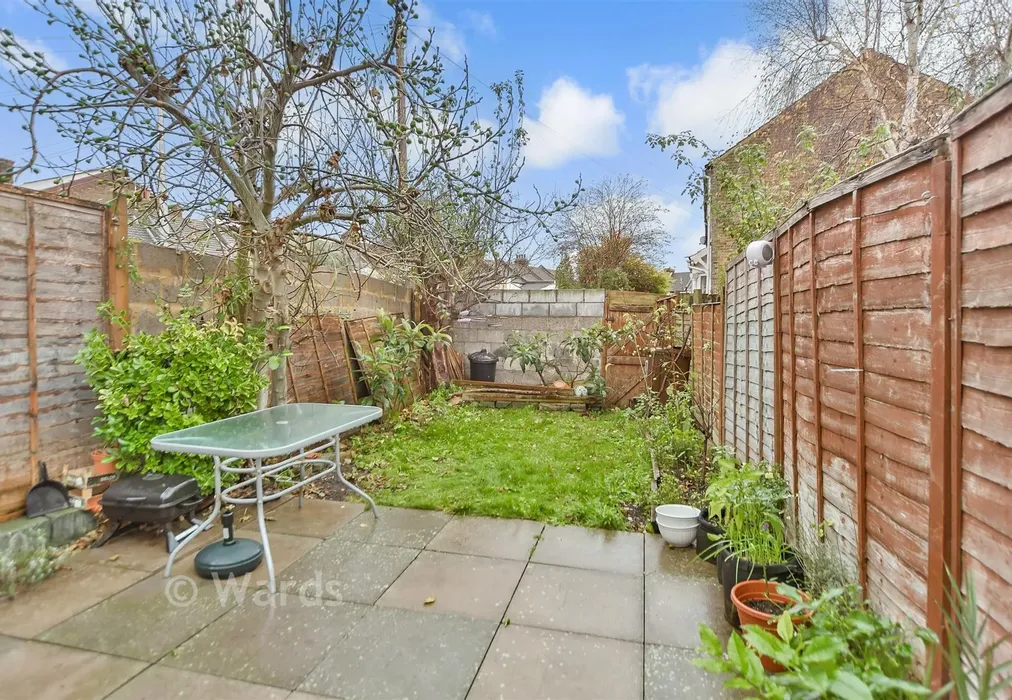 Rear Garden - Windsor Road, Gillingham, Kent - Wards of Kent